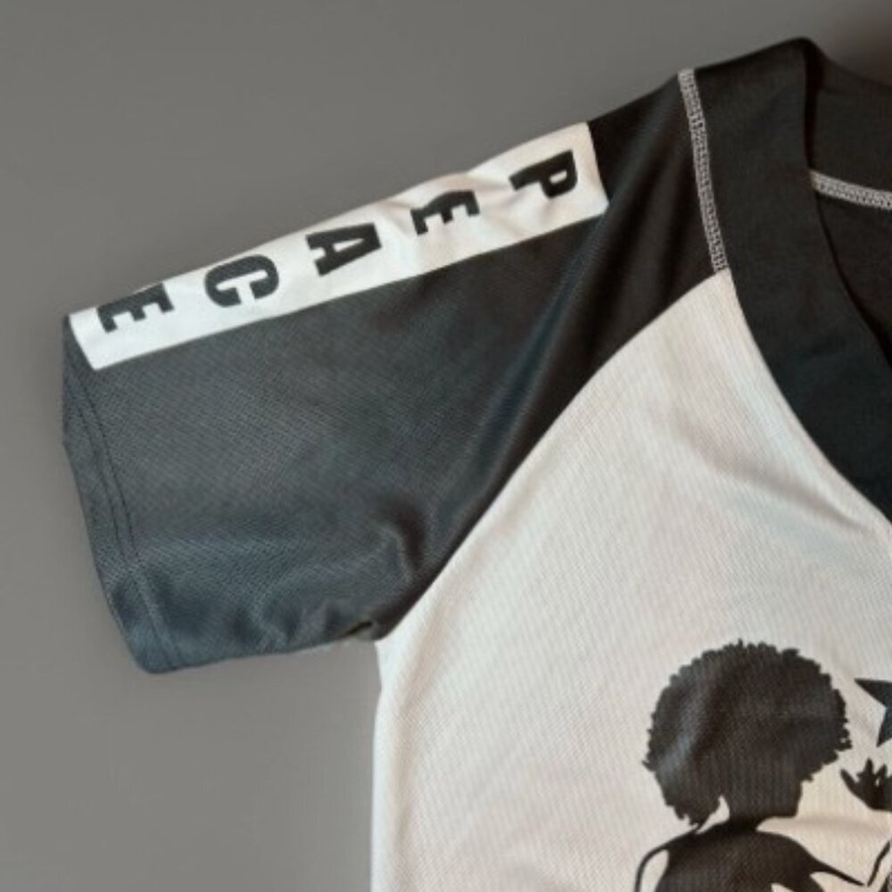 Defend Brooklyn X The Marley Family Peace Love Baseball Jersey Mens Size Medium - Picture 4 of 8